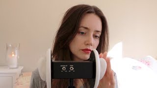 ASMR Ear Massage Tapping amp Scratching  Ear Cupping amp Finger Sounds [upl. by Ahsyt]