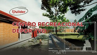 CENTRO RECREACIONAL DEPORTIVO 3d revit enscape [upl. by Enael]