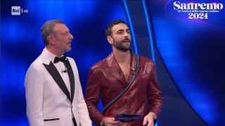 Sanremo 2024  Marco Mengoni insolito coconduttore [upl. by Morna6]