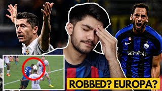 Barcelona ROBBED Barcelona EUROPA  Inter vs Barca 10 Champions League [upl. by Grekin]