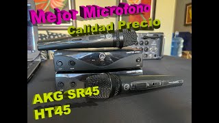 MEJOR MICROFONO CALIDAD PRECIO 2024 AKG SR45  HT45 [upl. by Inek42]