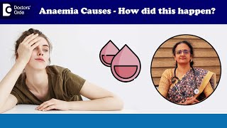 8 Most Common Causes of Anaemia that can be easily prevented Dr Prabha Ramadorai Doctors Circle [upl. by Annauqal]