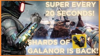 Blade Barrage Every 30 Seconds with Shards of Galanor  Destiny 2 Solar Hunter Build [upl. by Airrej]