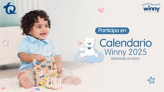 Calendario Winny 2025 ¡tu bebé puede ser protagonista [upl. by Xad]