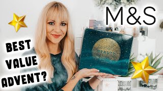 Marks amp Spencer Beauty Advent Calendar 2021 Unboxing  Worth £300 Full Review amp Spoilers [upl. by Olivier241]