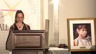 Aurelia Dobre Induction Speech International Gymnastics Hall of Fame [upl. by Theodora]