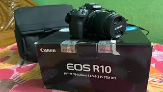 Unboxing The Canon EOS R10 With Guide and Setup  Best Camera Under 1 Lakh [upl. by Hugh]