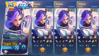 TRYING 2024 BEST BENEDETTA BRUTAL BUILD damage hack  MOBILE LEGENDS TOP GLOBAL GUIDE [upl. by Jarin]