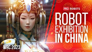 WRC 2023  Chinas largest robot exhibition  Robots and technologies at the exhibition in China [upl. by Mcfarland995]