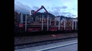 Bahnhof traisen an der Leobersdorfer Bahn bei Bahn Kilometer 56 kurz vor 730 am 1222024 [upl. by Alleciram93]