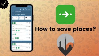 How to save places on Citymapper  Citymapper Tips [upl. by Cochran]