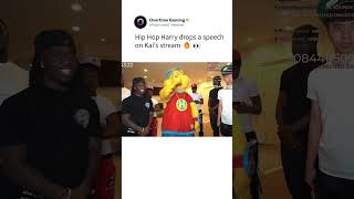 Hip Hop Harry drops a speech on Kais stream 🔥 👀 [upl. by Henrion]