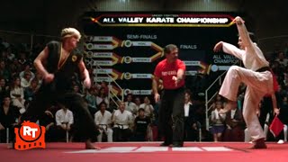 The Karate Kid 1984  The Crane Kick Scene  Movieclips [upl. by Helbonnas364]