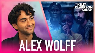 Alex Wolff Booted Lupita Nyongo Off His Cornhole Team For Not Being Competitive [upl. by Analart]