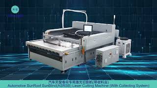 Automotive Sunroof Sunblind Laser Cutting Machine [upl. by Noicnecsa]