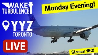 🔴 LIVE Toronto Pearson Airport Plane Spotting ️✈️ Monday YYZ Action [upl. by Haem]