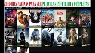 LAS MEJORES PAGINAS PARA VER PELÍCULAS COMPLETAS EN HD ESTRENOS [upl. by Trilby]