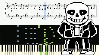 Undertale  MEGALOVANIA  Advanced Piano Tutorial [upl. by Selij]