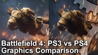 Battlefield 4 PS3 vs PS4 Campaign Graphics Comparison [upl. by Turoff17]