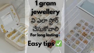 Simple ways to store our jewellery  Best methods to store our jewellery  care for our jewellery [upl. by Parish]