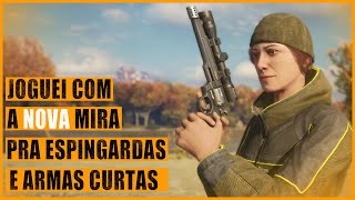 A NOVA MIRA PRA ARMAS CURTAS E ESPINGARDAS É MUITO BOA  THE HUNTER CALL OF THE WILD [upl. by Wilcox949]