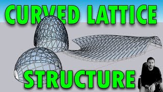 GLASS LATTICE FACADES in SketchUp [upl. by Adirahs]