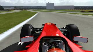 Fiorano Maranello rFactor F1 Onboard Lap RFT [upl. by Alicsirp960]