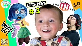 Lets Play DISNEY INFINITY 30 INSIDE OUT 3 SWITCHING BODIES Brain Power Phase 3 FGTEEV Fun [upl. by Nahaj513]