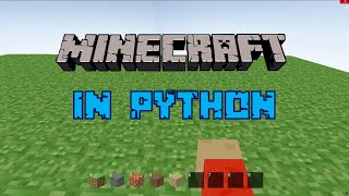 Minecraft Game Built with Python Ursina Engine 🎮🐍 [upl. by Occor37]