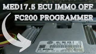 Med175 ECU Immo Off By FC200 Programmer [upl. by Melas]