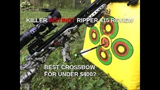 Killer Instinct Ripper 415 Review  The Best Crossbow For Under 400 [upl. by Docila327]