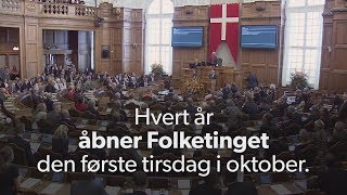 I dag åbner Folketinget Sådan foregår det i praksis  DR Nyheder [upl. by Arahas]