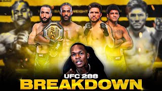 Israel Adesanyas Fight Breakdown amp Picks  UFC 288 Sterling vs Cejudo [upl. by Sikras]