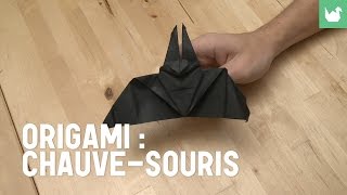 Comment faire un origami chauvesouris [upl. by Telimay463]