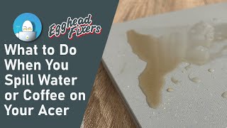 What to Do When You Spill Water Coffee or Soda on Your Acer Laptop  StepByStep Guide [upl. by Niroc]