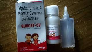 Gudcef CV Dry Syrup ।। Gudcef CV syrup for children ।। Gudcef CV syrup uses gudcef cv dry syrup [upl. by Aneeh703]