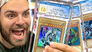 I GRADED THE ENTIRE FIRST SET OF YUGIOH  1st Edition LEGEND of BLUE EYES White DRAGON Opening LOB [upl. by Ainevul773]