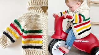 Crochet Baby Adventure Sweater [upl. by Laszlo]