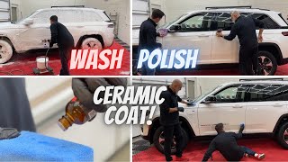 How to ceramic coat a brand new car Step by step DIY guide [upl. by Ahsir]