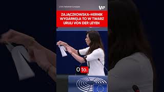 ZajączkowskaHernik do Ursuli von der Leyen Powinna pani trafić do więzienia [upl. by Atikehs]