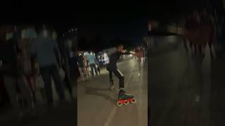 Night skating Raichok full Public reaction 😄 skater rollerblading inlineskating vairalshort [upl. by Gnouh262]