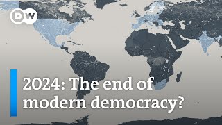 The biggest electoral year in history Will democracy survive 2024  DW News [upl. by Akived]