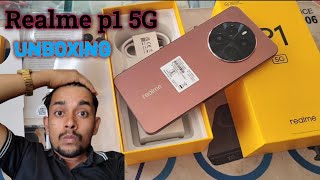 Realme p1 unboxing realme 5g new model 🔥🔥 realme p1 8256 GB new model 5G [upl. by Adnohsad]