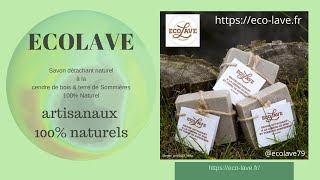 •✧✧• Savon détachant naturel à la cendre de bois amp terre de Sommières •✧✧• [upl. by Eicaj]