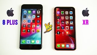 iPhone XR vs iPhone 8 Plus SPEED Test  Does 1 Generation Make a Difference [upl. by Chester]