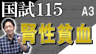 115A3 解説動画 腎性貧血 郡司竜太郎 先生 [upl. by Ammon578]