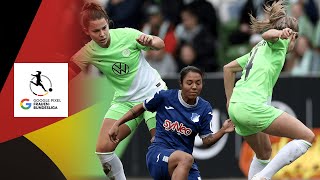 HIGHLIGHTS  Wolfsburg vs Hoffenheim Frauen Bundesliga 202324 [upl. by Annovahs]