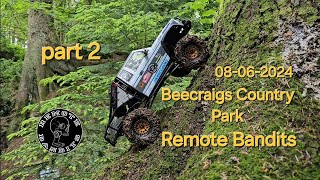 Remote Bandits at Beecraigs Country PARK part 2 kamaz8x8element enduro SCX103GMADE BOM GS02F [upl. by Clein]