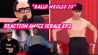 Malgioglio ha STANCATO  Reaction al Serale di Amici 2024 ep2 [upl. by Alyekahs]