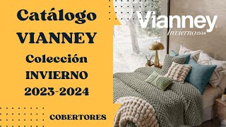 Catálogo VIANNEY Colección INVIERNO 20232024 Cobertores [upl. by Grannie]